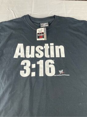 Vintage WWE Stone Cold Steve Austin 3:16 T-shirt WWF NEW WITH TAGS - Size Large